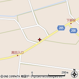 新潟県村上市下新保2089周辺の地図