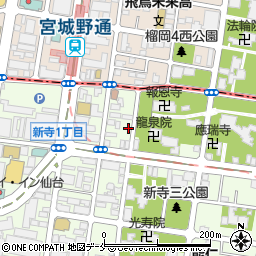 高三建設地所株式会社仙台店周辺の地図