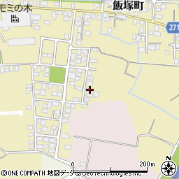 山形県山形市飯塚町2022-1周辺の地図