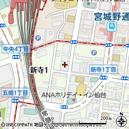 株式会社長大　仙台支社周辺の地図