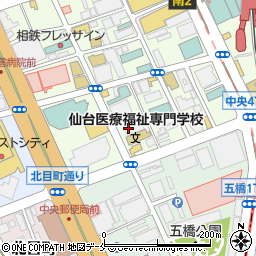 株式会社日本旅行　仙台団体センター周辺の地図