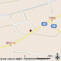 新潟県村上市下新保2088周辺の地図