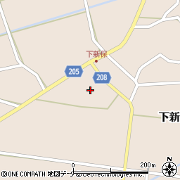 新潟県村上市下新保2066周辺の地図