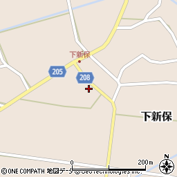 新潟県村上市下新保2010周辺の地図