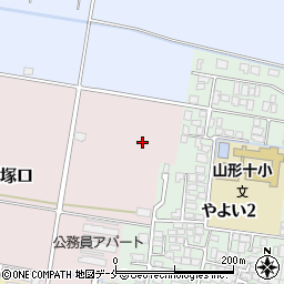 山形県山形市飯塚口周辺の地図