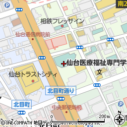 住友林業株式会社　住宅事業本部・仙台支店周辺の地図