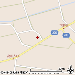 新潟県村上市下新保2087周辺の地図