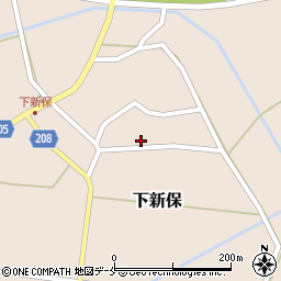 新潟県村上市下新保2580-1周辺の地図