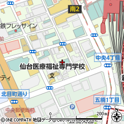 ユニゾイン仙台周辺の地図
