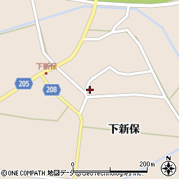 新潟県村上市下新保2577周辺の地図