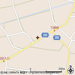 新潟県村上市下新保2054周辺の地図