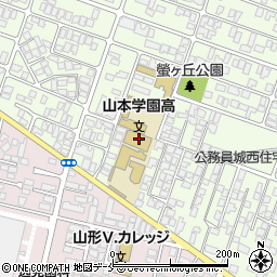 山形県山形市城西町3丁目13周辺の地図