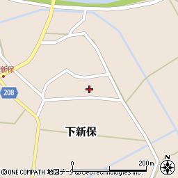 新潟県村上市下新保2584周辺の地図