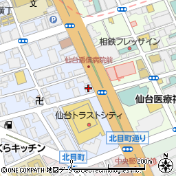 ＡＩＧ損害保険株式会社　仙台ＩＣＡオフィス周辺の地図
