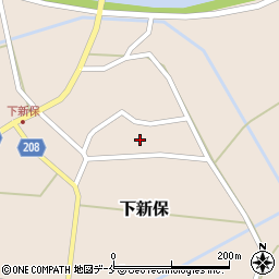 新潟県村上市下新保2580周辺の地図