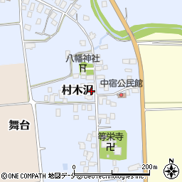 山形県山形市村木沢416周辺の地図