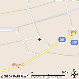 新潟県村上市下新保2099周辺の地図