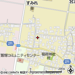 山形県山形市飯塚町69周辺の地図