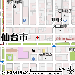 株式会社タゼン　卸町リフォーム館周辺の地図