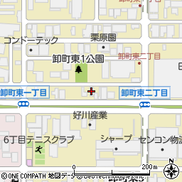 武蔵オイルシール工業　仙台営業所周辺の地図