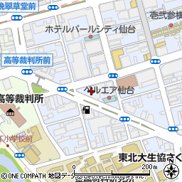 アジア航測株式会社　仙台支店東北防災部周辺の地図