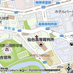 宮城県仙台市青葉区片平1丁目周辺の地図
