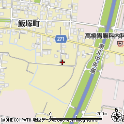 山形県山形市飯塚町524-1周辺の地図