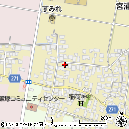 山形県山形市飯塚町58周辺の地図