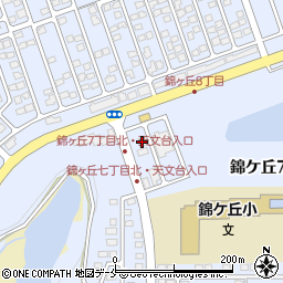錦ヶ丘ヒルズクリニック周辺の地図