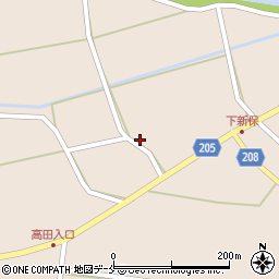 新潟県村上市下新保2038周辺の地図