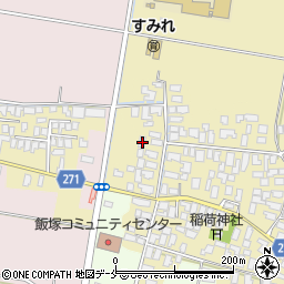 山形県山形市飯塚町64周辺の地図