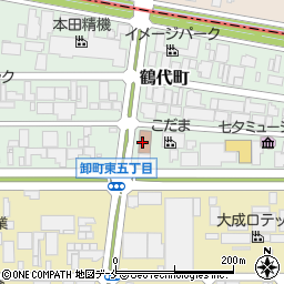 仙台東部工場団地簡易郵便局周辺の地図