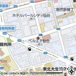神田通信機株式会社　仙台支店周辺の地図