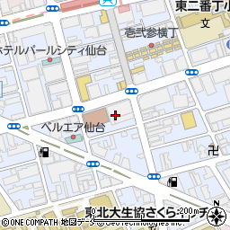 株式会社安藤・間東北建築支店　建築工事部周辺の地図