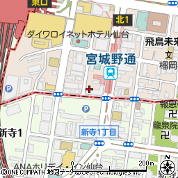 焼肉 三水苑 東口店周辺の地図