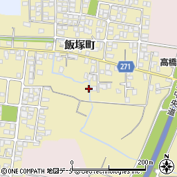 山形県山形市飯塚町582周辺の地図