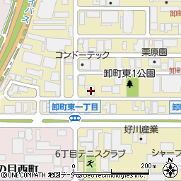 タカラベルモント仙台ターミナル周辺の地図