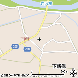 新潟県村上市下新保2551-10周辺の地図