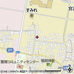 山形県山形市飯塚町57周辺の地図