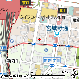 エクセレントスクエア仙台周辺の地図