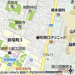 朝日新聞山形県朝日会事務所周辺の地図
