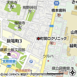 朝日新聞山形総支局周辺の地図