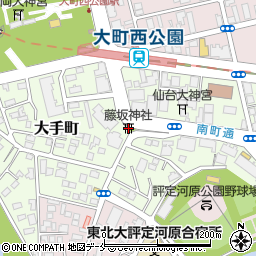 藤坂神社周辺の地図