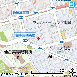 宮城県味噌醤油工業協同組合周辺の地図