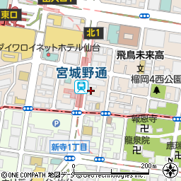 ジャパンシーフーズ　仙台営業所周辺の地図