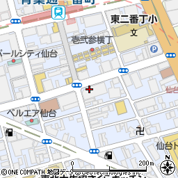 コニカミノルタジャパン株式会社情報機器営業本部東北支店周辺の地図
