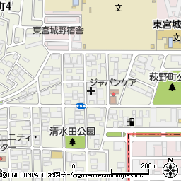 株式会社創建　東北営業所周辺の地図