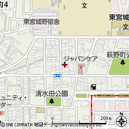 株式会社創建　東北営業所周辺の地図