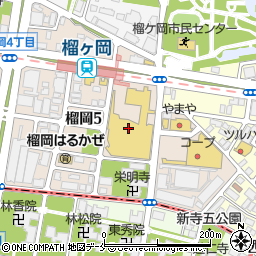 仙台サンプラザ周辺の地図