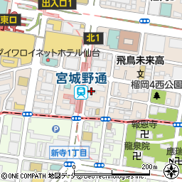 株式会社ピクチャー仙台営業所周辺の地図